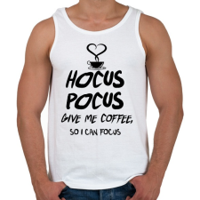 PRINTFASHION hucus pocus - Férfi atléta - Fehér atléta, trikó