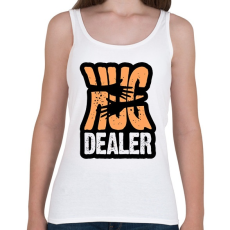 PRINTFASHION Hug Dealer - Női atléta - Fehér