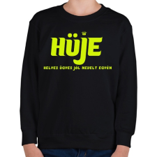 PRINTFASHION HÜJE - Gyerek pulóver - Fekete gyerek pulóver, kardigán