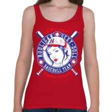 PRINTFASHION Huligán csapat - Női atléta - Cseresznyepiros női trikó