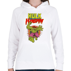PRINTFASHION Hulk Hogan - Női kapucnis pulóver - Fehér