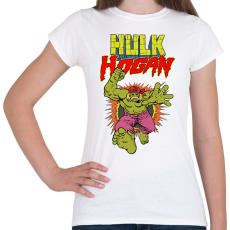 PRINTFASHION Hulk Hogan - Női póló - Fehér