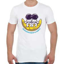 PRINTFASHION Hülyeségekben is együtt - Férfi póló - Fehér férfi póló