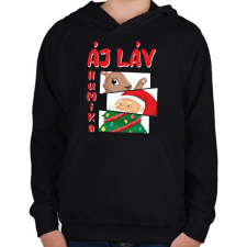 PRINTFASHION HuMiKa - Gyerek kapucnis pulóver - Fekete gyerek pulóver, kardigán