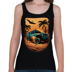 PRINTFASHION HUMMER Hod Rod Beach - Női atléta - Fekete
