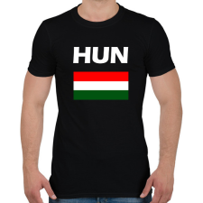PRINTFASHION HUN - Férfi póló - Fekete férfi póló