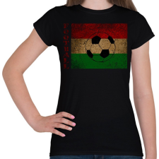 PRINTFASHION hungarian football - Női póló - Fekete női póló