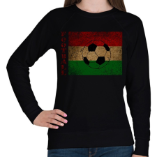 PRINTFASHION hungarian football - Női pulóver - Fekete női pulóver, kardigán