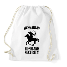 PRINTFASHION Hungarian homeland security - Sportzsák, Tornazsák - Fehér tornazsák