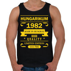 PRINTFASHION Hungarikum - Évszámmal - Férfi atléta - Fekete