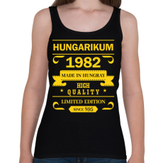 PRINTFASHION Hungarikum - Évszámmal - Női atléta - Fekete