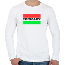 PRINTFASHION HUNGARY - Férfi hosszú ujjú póló - Fehér férfi póló