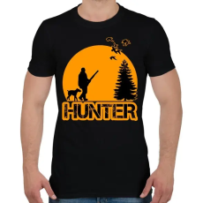 PRINTFASHION Hunter - Férfi póló - Fekete