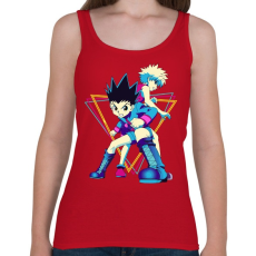 PRINTFASHION Hunter X Hunter - Női atléta - Cseresznyepiros