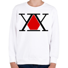 PRINTFASHION Hunter X Logo - Gyerek pulóver - Fehér