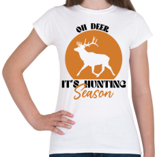 PRINTFASHION Hunting season - Női póló - Fehér