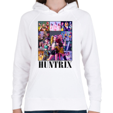 PRINTFASHION Huntrix Kpop Demon Hunters - Női kapucnis pulóver - Fehér női pulóver, kardigán