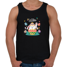 PRINTFASHION husvét20 - Férfi atléta - Fekete atléta, trikó