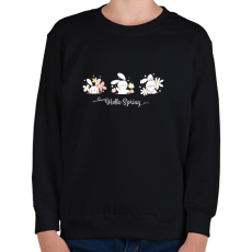 PRINTFASHION husvét23 - Gyerek pulóver - Fekete
