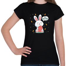PRINTFASHION husvét24 - Női póló - Fekete női póló