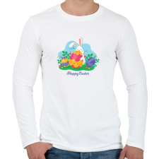 PRINTFASHION husvét33 - Férfi hosszú ujjú póló - Fehér férfi póló
