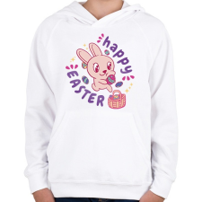 PRINTFASHION husvét6 - Gyerek kapucnis pulóver - Fehér gyerek pulóver, kardigán