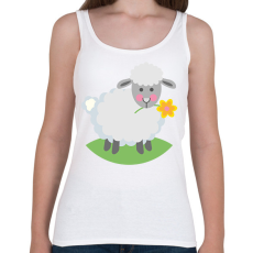 PRINTFASHION Húsvéti bárány - Női atléta - Fehér