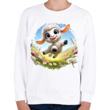 PRINTFASHION Húsvéti barika - Gyerek pulóver - Fehér gyerek pulóver, kardigán
