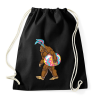 PRINTFASHION Húsvéti Nagyláb - Sportzsák, Tornazsák - Fekete