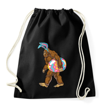 PRINTFASHION Húsvéti Nagyláb - Sportzsák, Tornazsák - Fekete tornazsák