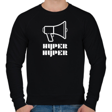 PRINTFASHION HYPER HYPER - Férfi pulóver - Fekete