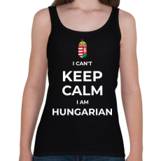 PRINTFASHION I AM HUNGARIAN - Női atléta - Fekete