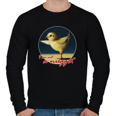 PRINTFASHION I am not nugget - Férfi pulóver - Fekete