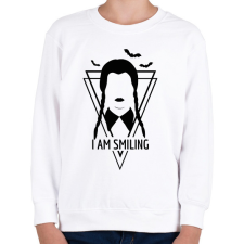 PRINTFASHION I am smiling - black - Gyerek pulóver - Fehér gyerek pulóver, kardigán