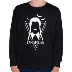 PRINTFASHION I am smiling - white - Gyerek pulóver - Fekete