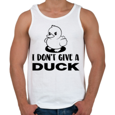 PRINTFASHION I don't give a duck - Férfi atléta - Fehér