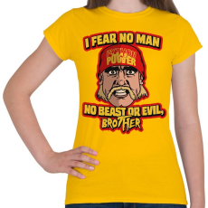 PRINTFASHION I fear no man - Női póló - Sárga