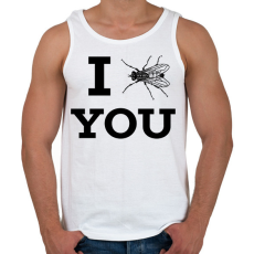 PRINTFASHION I FLY YOU - Férfi atléta - Fehér