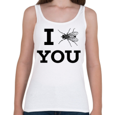 PRINTFASHION I FLY YOU - Női atléta - Fehér női trikó