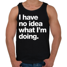 PRINTFASHION I have - Férfi atléta - Fekete