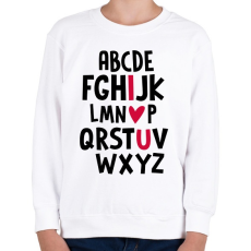 PRINTFASHION I L U - Gyerek pulóver - Fehér