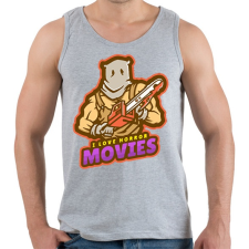 PRINTFASHION I like horror - Férfi atléta - Sport szürke atléta, trikó