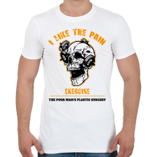 PRINTFASHION I like the pain - Férfi póló - Fehér férfi póló