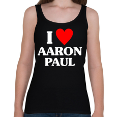 PRINTFASHION I LOVE AARON PAUL - Női atléta - Fekete