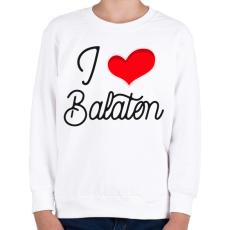 PRINTFASHION I love Balaton - Gyerek pulóver - Fehér