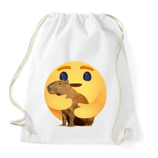 PRINTFASHION I love capybara - Sportzsák, Tornazsák - Fehér tornazsák