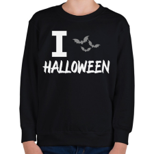 PRINTFASHION I love Halloween - Gyerek pulóver - Fekete gyerek pulóver, kardigán
