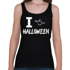 PRINTFASHION I love Halloween - Női atléta - Fekete