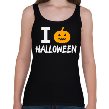 PRINTFASHION I love Halloween - Női atléta - Fekete női trikó