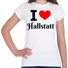 PRINTFASHION I love Hallstatt - Női póló - Fehér